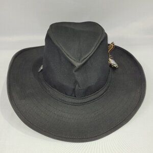 Australian Outback Collection Hat Vintage 1990s Black Australia Mens size Medium